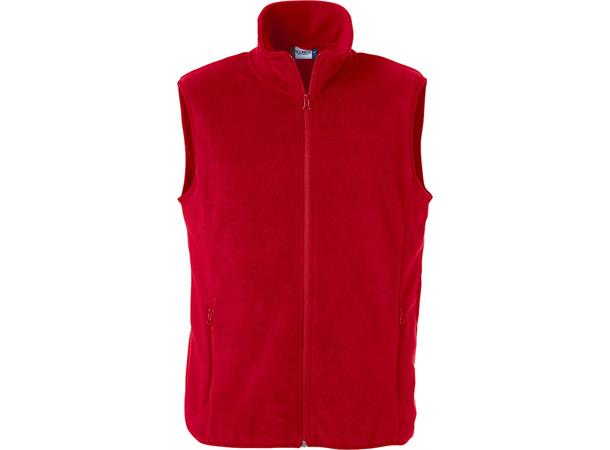 Clique Basic Polar Fleece Vest Rød L