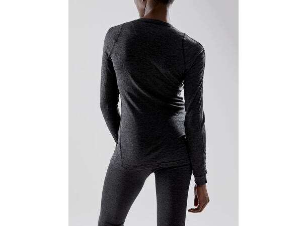 Craft Merino 180 Set W Black/Melange Svart/Grå, str. XL