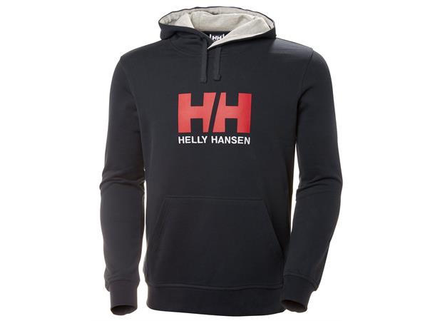 HH Logo Hoodie 597 Navy 2Xl Marineblå, str. 2XL