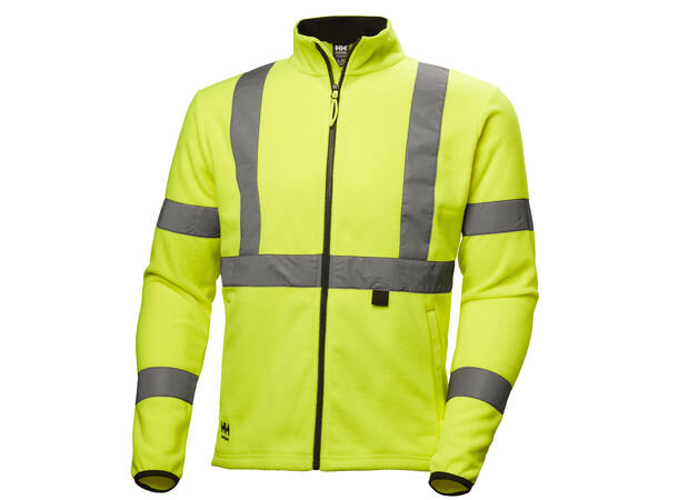 Helly Hansen Addvis Fleecejakke HiVis Gul, str.2XL