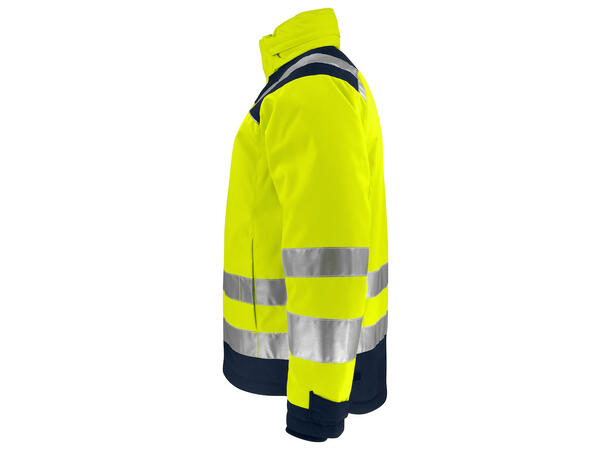 Jobman HiVis Vinterjakke HiVis Gul/Blå XXL