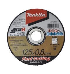 Makita Kappeskive E-10877-12 125 x 0,8, metall, A4, 12 pk