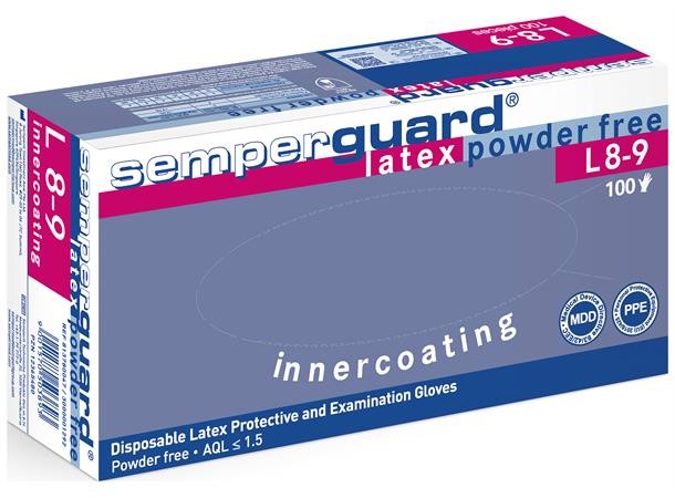 Skydda Engangshanske Semperguard str. 9 Latex Upudret IC