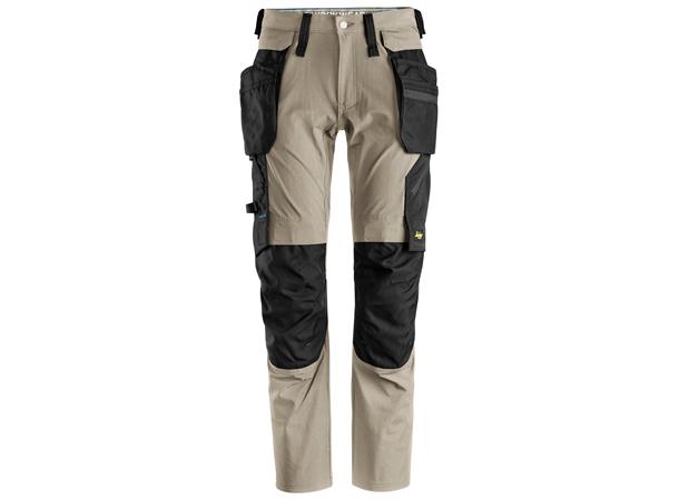 Snickers 6208 LiteWork Bukse+ Khaki C60