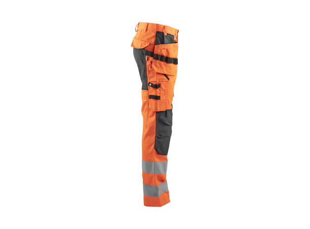 Blåkläder 1552 Håndverksbukse Varsel HiVis Oransje C148