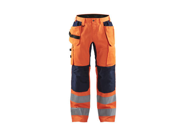 Blåkläder 1552 Håndverksbukse Varsel Oransje C62