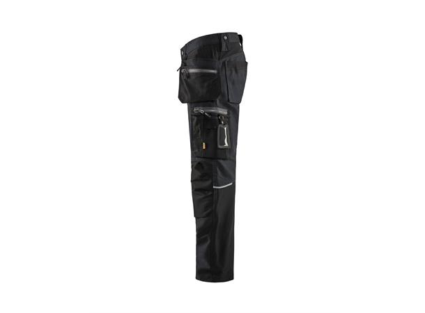 Blåkläder Håndverksbukse med stretch Svart, str.C146