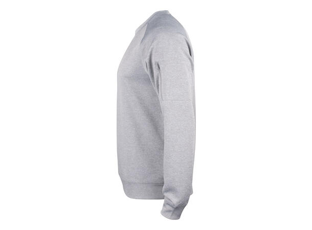 Clique Basic Active Roundneck Gråmelert XS