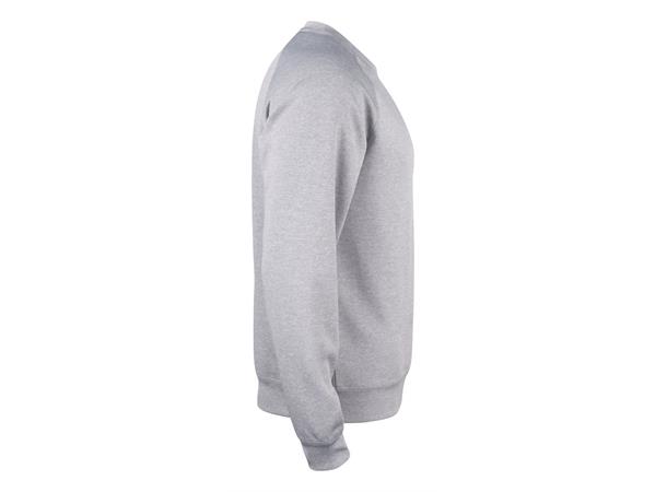 Clique Basic Active Roundneck Gråmelert XS