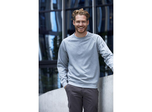 Clique Basic Active Roundneck Gråmelert XS