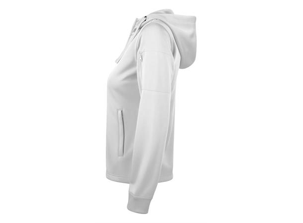 Clique Basic Active hood full zip DAME Hvit L