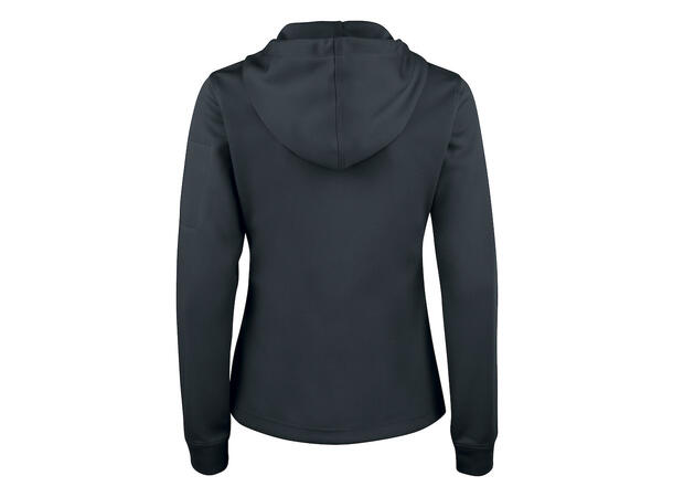 Clique Basic Active hood full zip DAME Svart XS