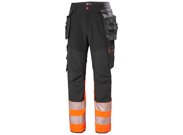 Helly Hansen ICU BRZ Construction KL.1 HiVis Oransje/Grå C44