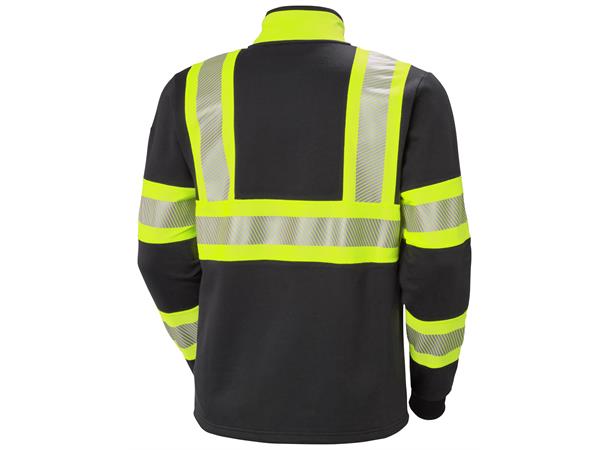Helly Hansen ICU genser med glidelås HiVis Gul/Grå XS