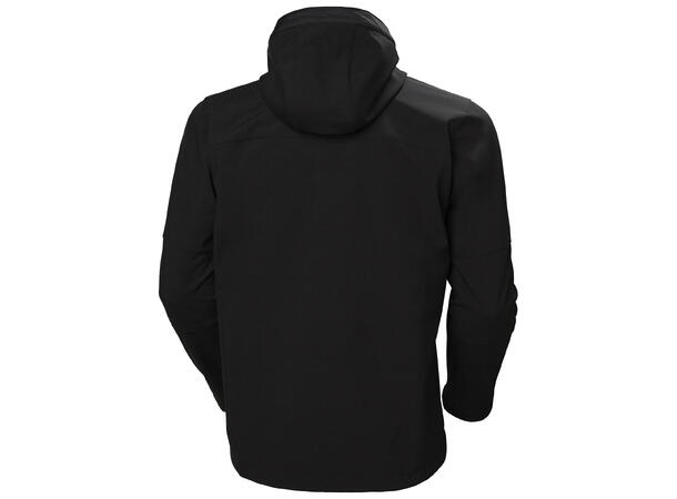 Helly Hansen Kensington Softshell jakke Svart, str.2XL med hette