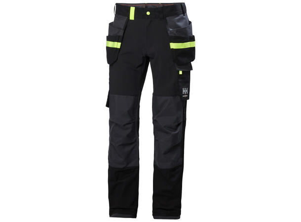Helly Hansen Oxford 4X Håndverksbukse Svart/Gul D100