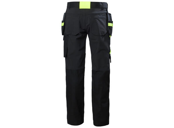 Helly Hansen Oxford 4X Håndverksbukse Svart/Gul D100