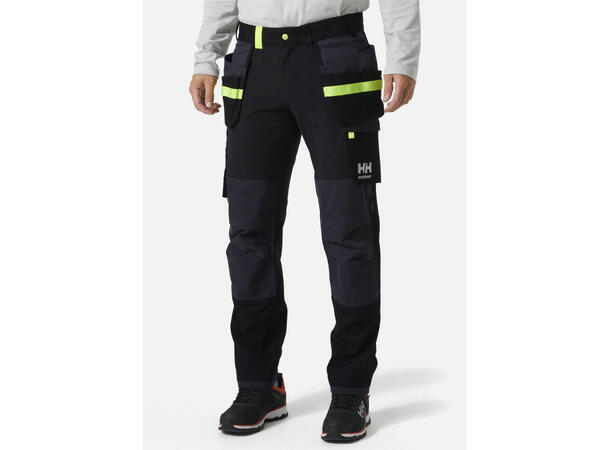 Helly Hansen Oxford 4X Håndverksbukse Svart/Gul D100