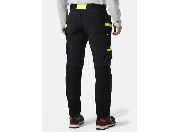 Helly Hansen Oxford 4X Håndverksbukse Svart/Gul D100