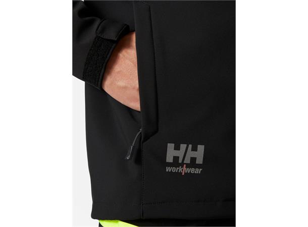 Helly Hansen Oxford Softshell jakke Svart/Gul S