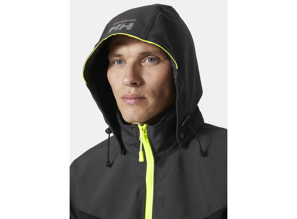 Helly Hansen Oxford Softshell jakke Svart/Gul S