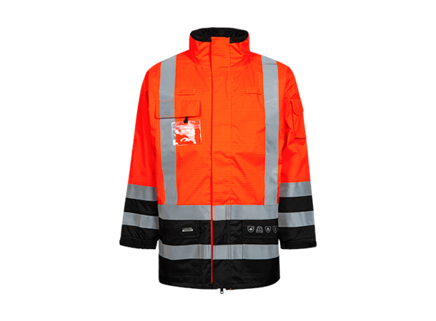 Lyngsøe Flammehemmende vinterjakke HiVis Oransje XS