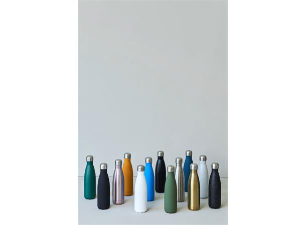 Sagaform Stålfaske Svart/Gul 0,5L