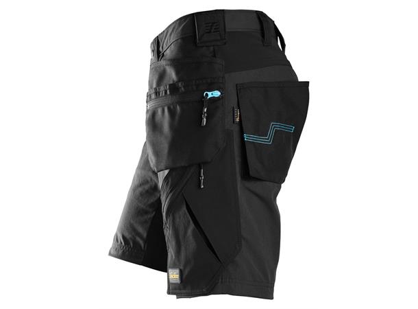 Snickers 6110 LiteWork Arbeidsshorts Svart C44