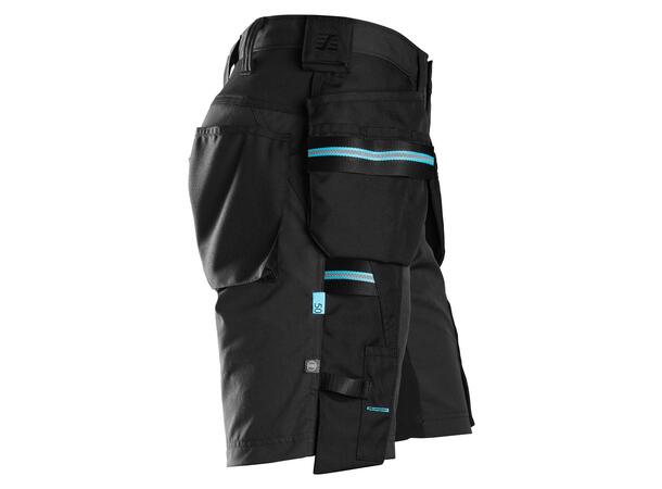 Snickers 6110 LiteWork Arbeidsshorts Svart C44