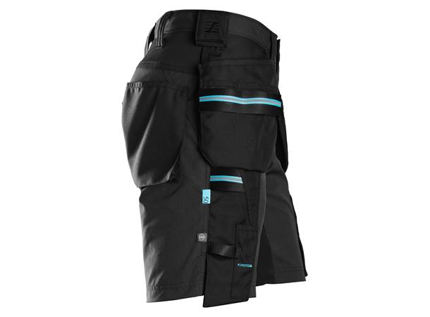 Snickers 6110 LiteWork Arbeidsshorts Svart C44