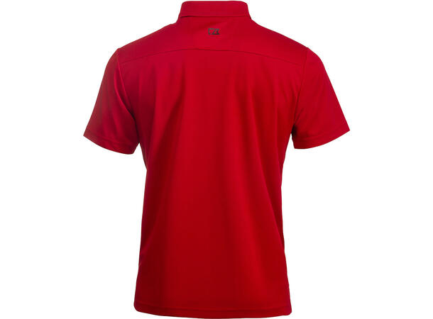 C&B Kelowna Polo Men White M Rød M