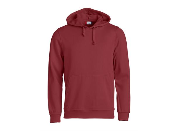 Clique Basic Hoody Burgunder S
