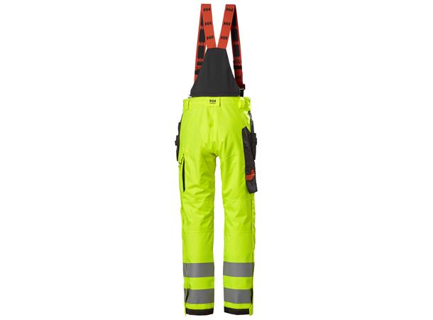 Helly Hansen Alna 2.0 håndverksbukse HiVis Gul, str.C54 skallbukse Kl.2