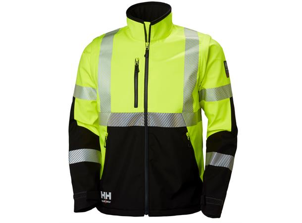 Helly Hansen ICU Softshelljakke HiVis Gul, str.2XL
