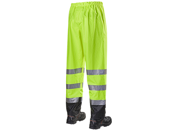 L.Brador Regnbukse 930PU HiVis Gul XS