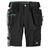 Snickers 6110 LiteWork Arbeidsshorts Svart C52 
