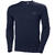 Helly Hansen Lifa Merino rund hals Marineblå M 