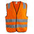 9040 Odense refleksvest kl 2 HiVis Oransje, Str. XL 