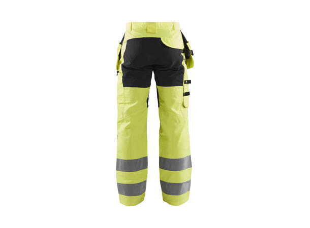 Blåkläder 1552 Håndverksbukse Varsel Gul/Svart D104