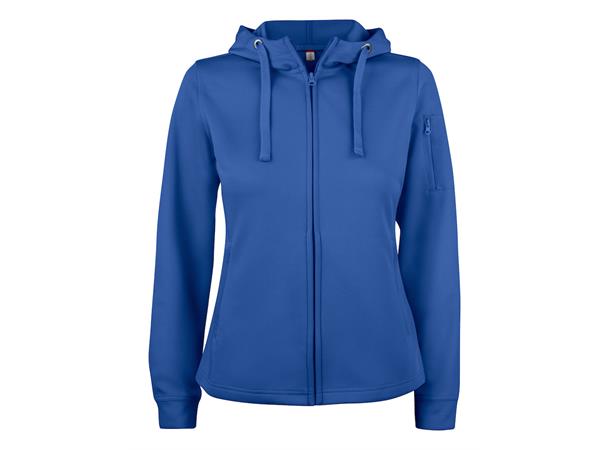 Clique Basic Active hood full zip DAME Blå S