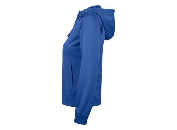 Clique Basic Active hood full zip DAME Blå S