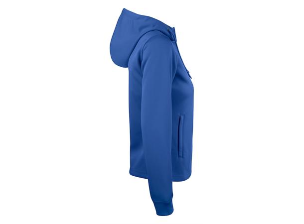 Clique Basic Active hood full zip DAME Blå S