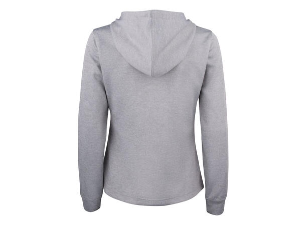 Clique Basic Active hood full zip DAME Gråmelert XS