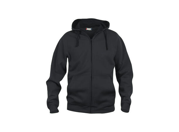 Clique Basic Full Zip Mens Svart XS