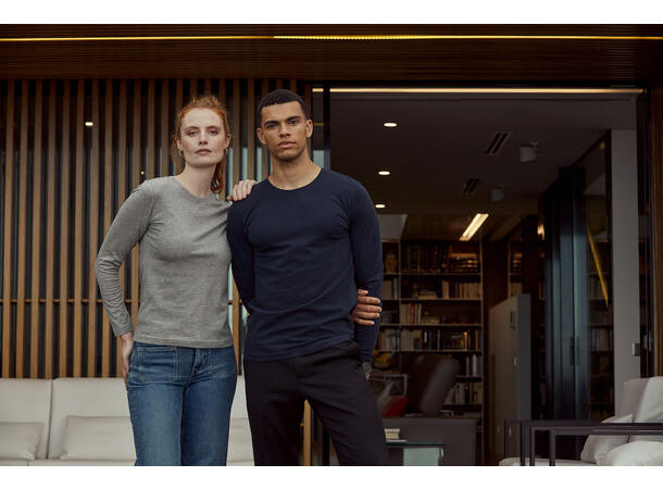 Clique Premium Fashion-T LS Marineblå L