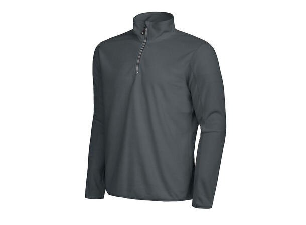 DAD Melton Half ZIP Grå S