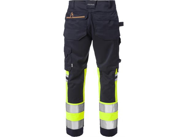 Fristads Flamestat høy synlighet stretch HiVis Gul/Blå C146