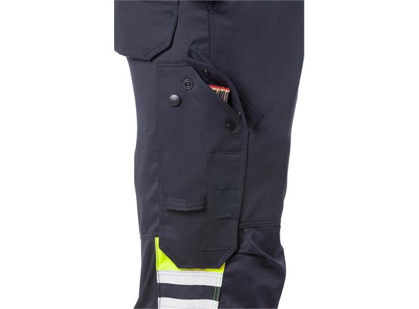 Fristads Flamestat høy synlighet stretch HiVis Gul/Blå C146