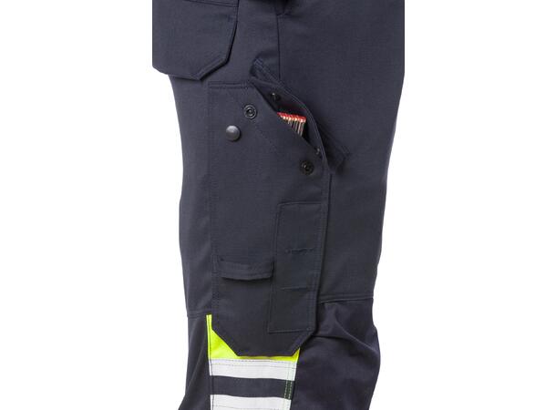 Fristads Flamestat høy synlighet stretch HiVis Gul/Blå C146