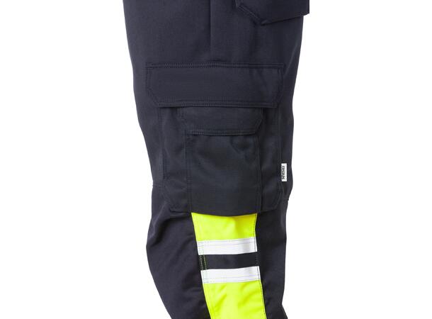 Fristads Flamestat høy synlighet stretch HiVis Gul/Blå C146